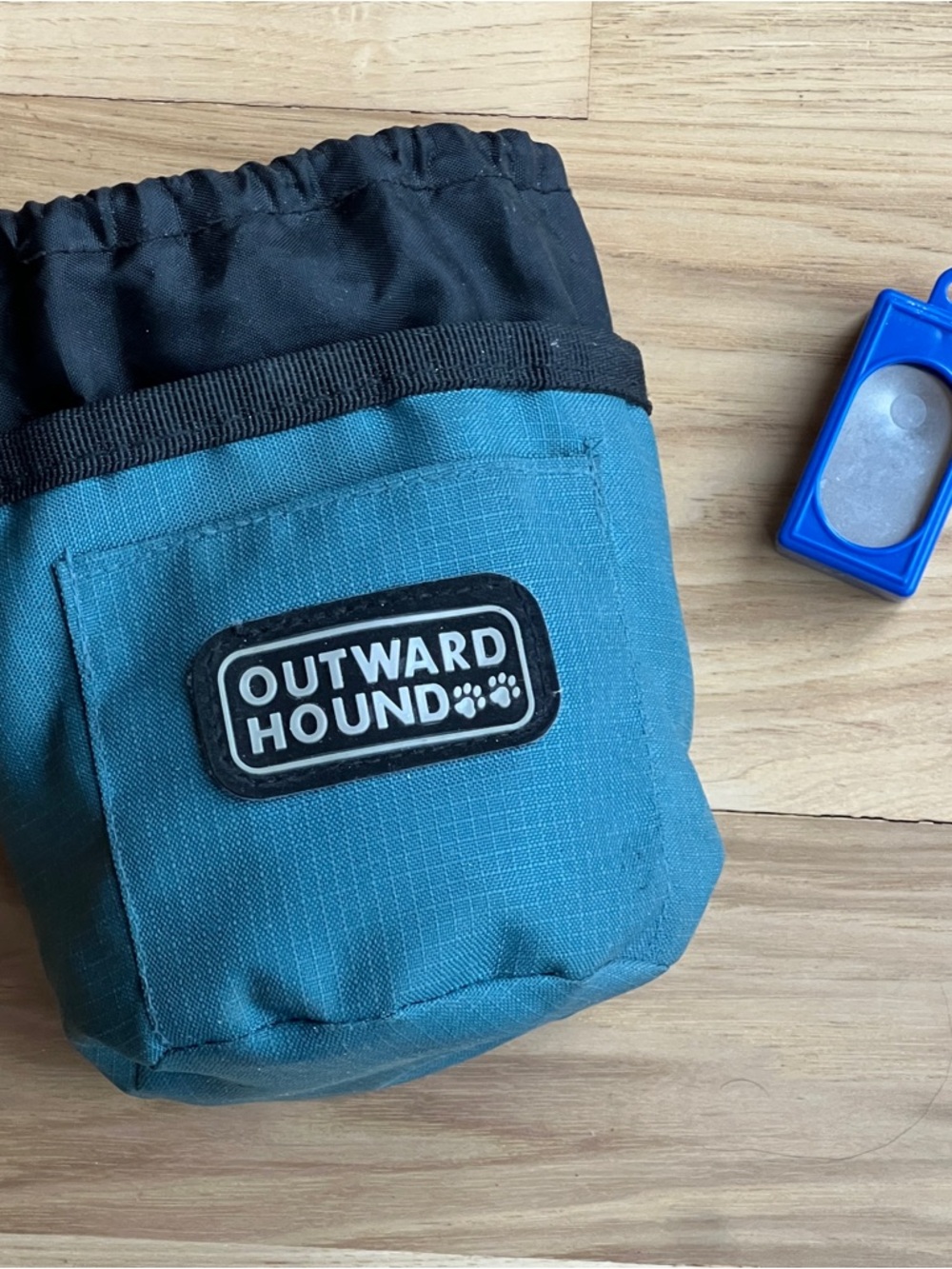 Outward Hound Teal and Black Treat Pouch